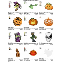 12 Halloween Embroidery Designs Collection 09